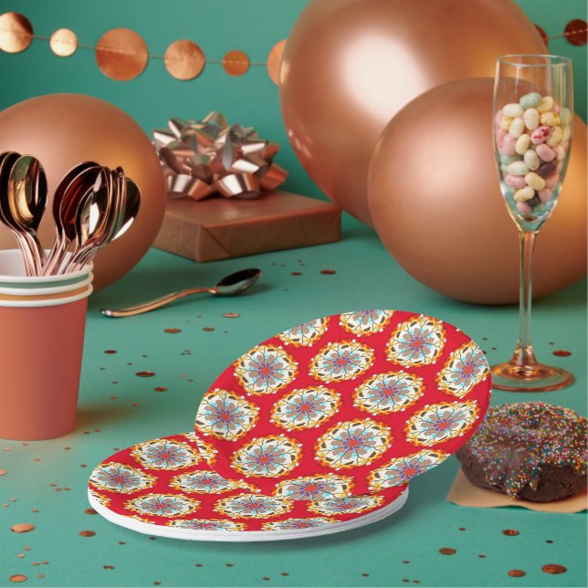 S’mores Marshmallows Roasting Paper Plate (Multi)