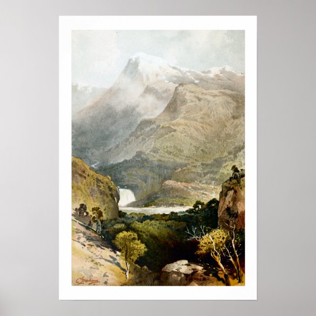 S Mount Kosciuszko Australia Archival print (Front)