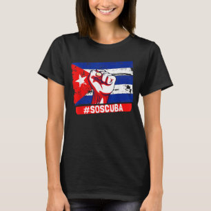 S O S Cuba Free Cuba Freedon for Cubans Classic T-Shirt