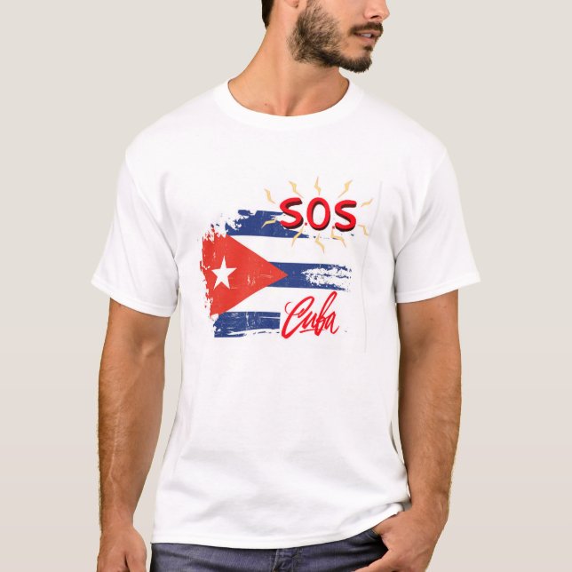 S.O.S. CUBA T-Shirt (Front)