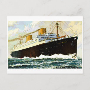 S.S. Columbus - Vintage Postcard