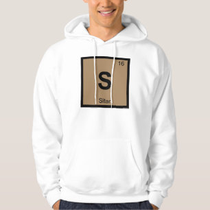 S - Sitar Music Chemistry Periodic Table Symbol Hoodie