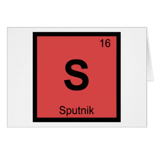S - Sputnik Russian Space Chemistry Periodic Table