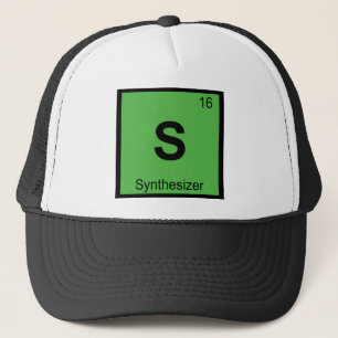 S - Synthesizer Music Chemistry Periodic Table Trucker Hat