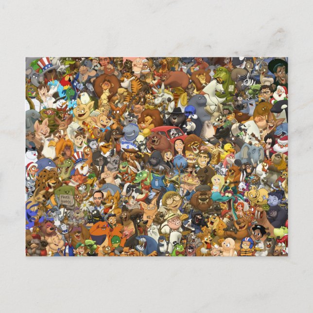 S.T. Lewis Collage Postcard (Front)