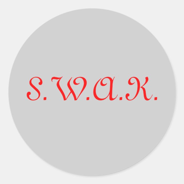S.W.A.K. Stickers (Front)