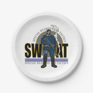 S.W.A.T. Attitude Paper Plate