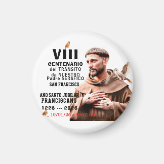 Sa Francisco de Assisi Glossy Poster Magnet