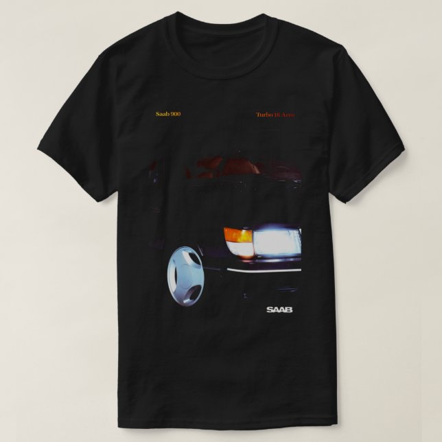 SAAB 900 TURBO 16 AERO   T-Shirt (Design Front)