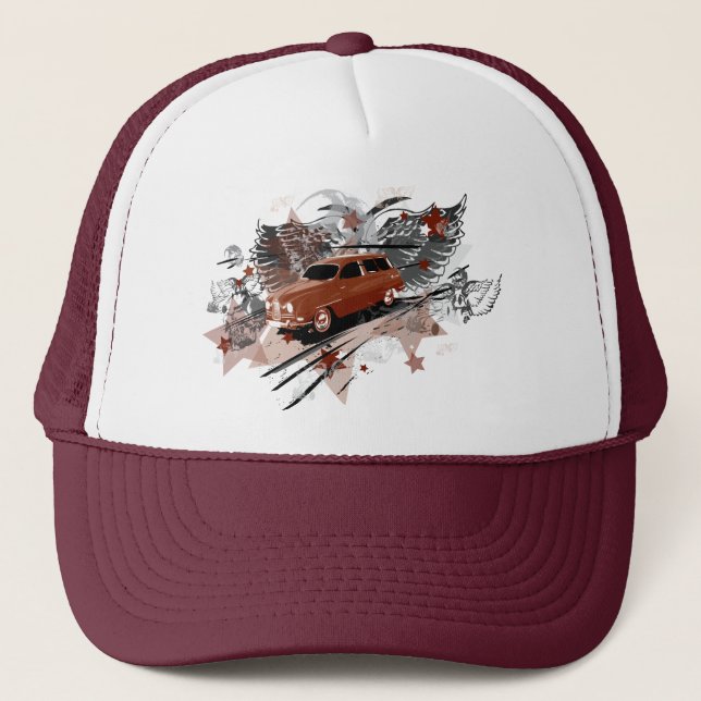 Saab 95 goes to heaven hat (Front)