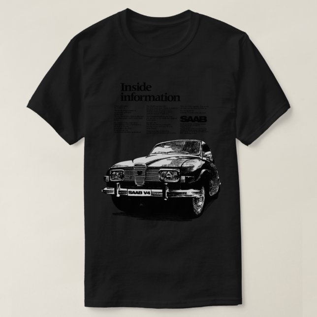 SAAB 96 V4   T-Shirt (Design Front)
