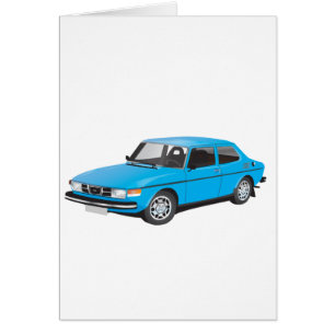Saab 99 blue