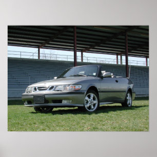 Saab 9-3 Convertible Poster