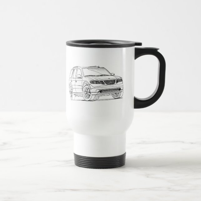 saab 9-7X Aero 2008 Travel Mug (Right)