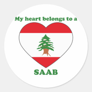 Saab Classic Round Sticker