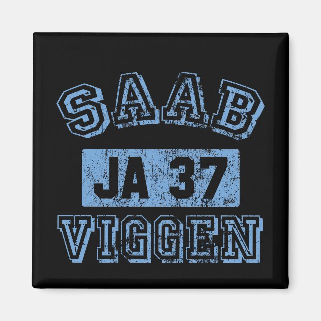 Saab Viggen - BLUE Magnet (Front)