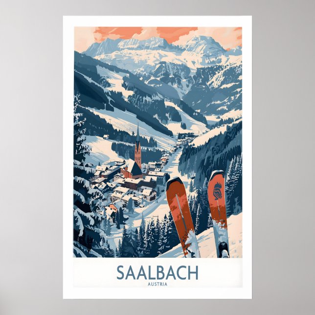 Saalbach Poster Austria 1 (Front)