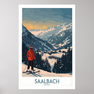 Saalbach Ski Print - Austria 1