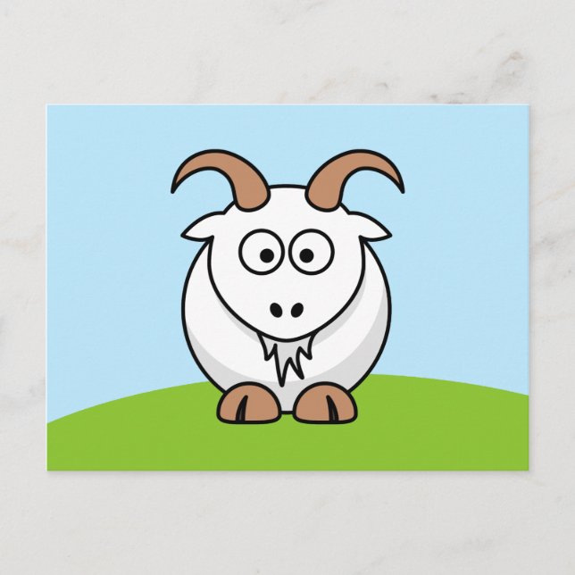 Saanen Goat Postcard (Front)