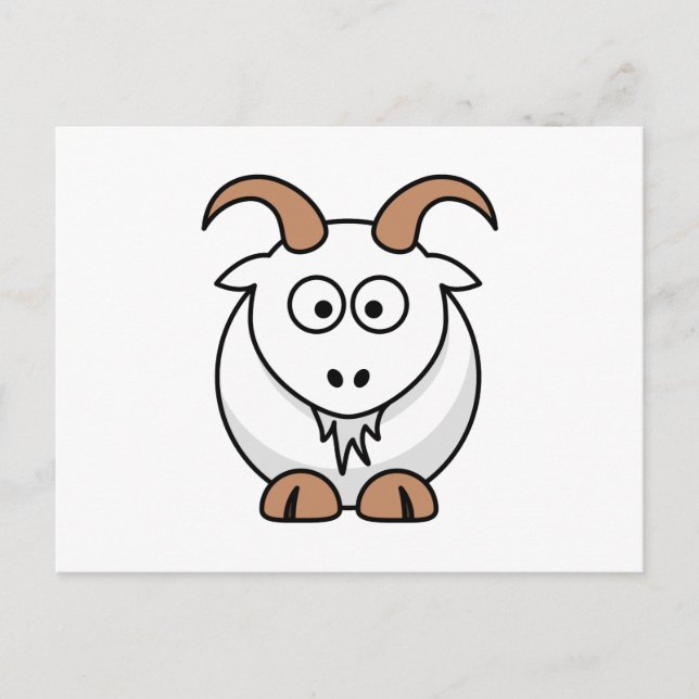 Saanen Goat Postcard (Front)
