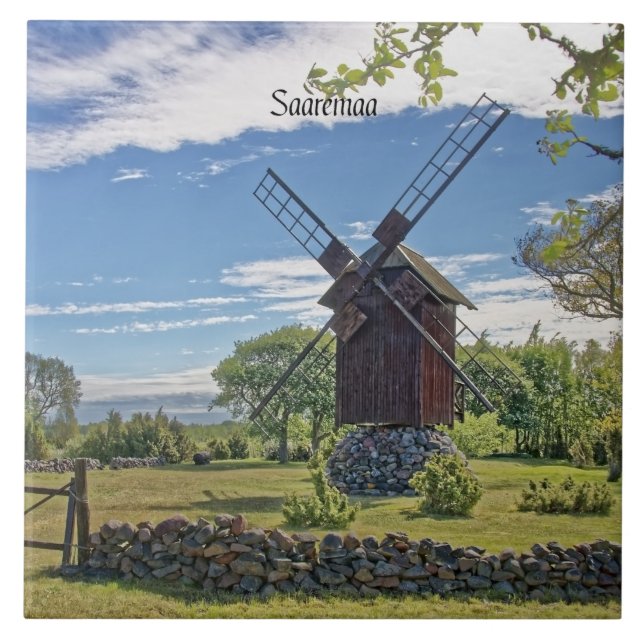 Saaremaa, Island of Estonia, Tile (Front)