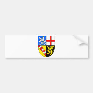 Saarland Coat Bumper Sticker