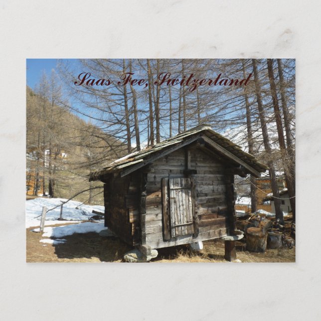 Saas Fee Postcard (Front)
