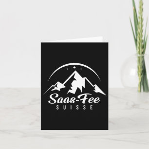 Saas-fee Switzerland Ski Resort Skiing Snowboardin Card