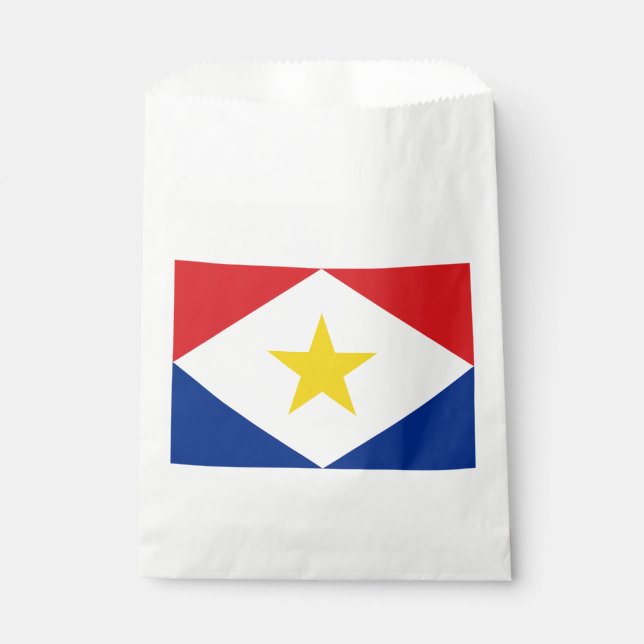 Saba Flag Favour Bags (Front)