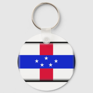 Saba Flag Key Ring