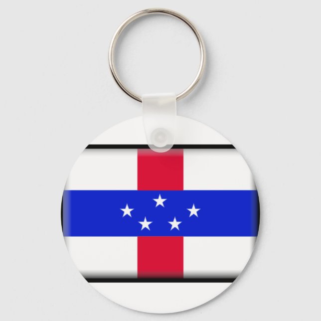 Saba Flag Key Ring (Front)