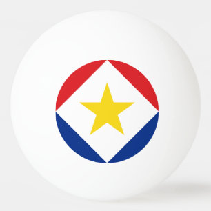 Saba Flag Ping Pong Ball