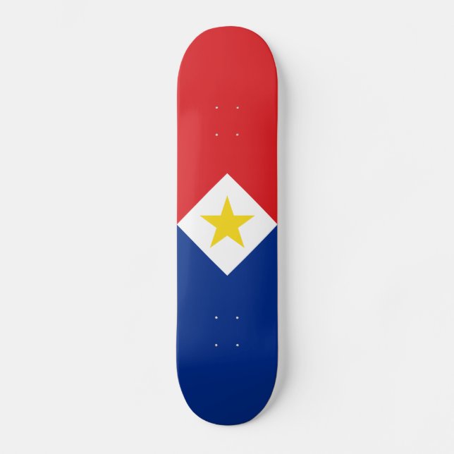 Saba Flag Skateboard (Front)
