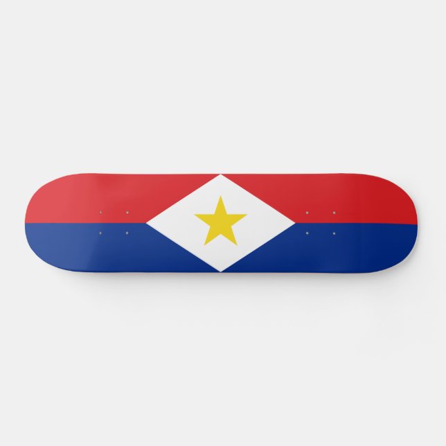 Saba Flag Skateboard (Horz)