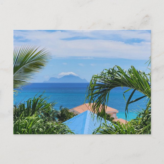 Saba in de verte postcard (Front)