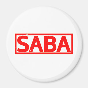 Saba Stamp Magnet
