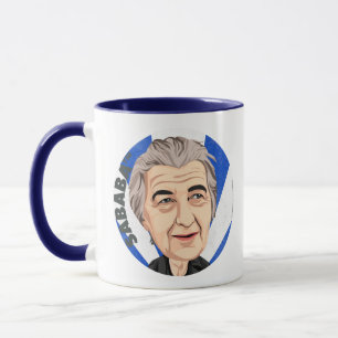 SABABA™ Golda Meir Israeli Prime Minister Mug