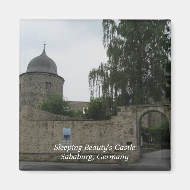 Sababurg - Sleeping Beauty Castle Magnet (Front)