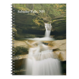 Sabaday Falls, NH Spiral Notebook