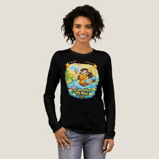 Sabaidee Pi Mai – Cute Lao Girl Water Festival Shi Tri-Blend Shirt