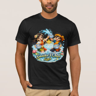 Sabaidee Pi Mai Lao – Lao New Year Water Festival T-Shirt