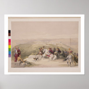 Sabaste, ancient Samaria, April 17th 1839, plate 4 Poster