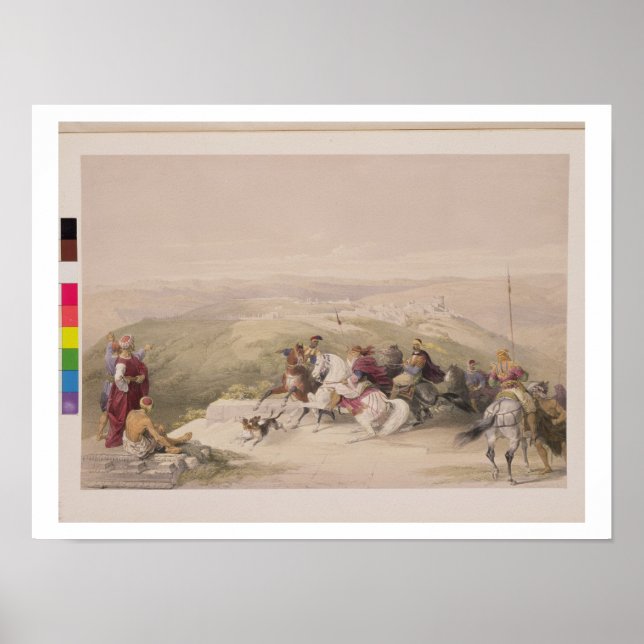 Sabaste, ancient Samaria, April 17th 1839, plate 4 Poster (Front)