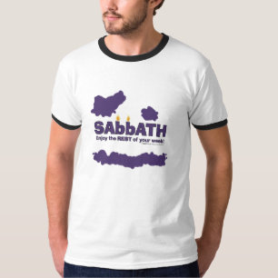 Sabbath with Candles- Enjoy the REST of Your Week T-Shirt