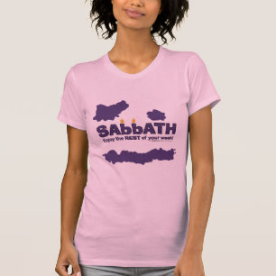 Sabbath with Candles- Enjoy the REST of Your Week T-Shirt