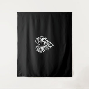 Sabbatic Baphomet Goat Evil Satanic Tapestry