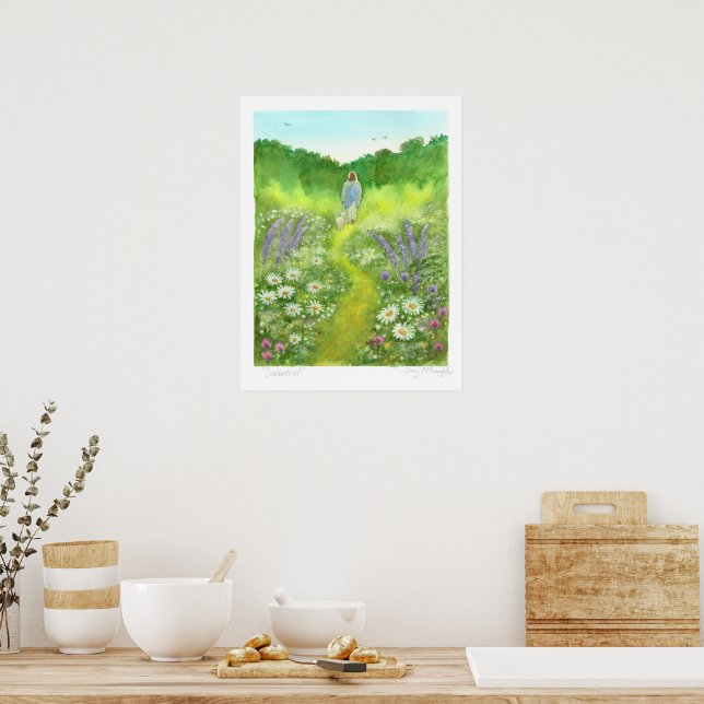 "Sabbatical" Artwork by Jenny McLaughlin Poster (Kitchen)