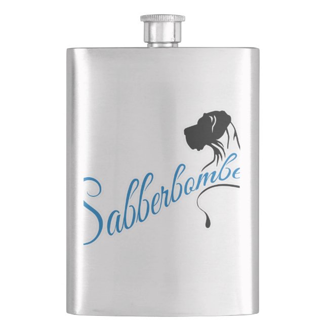 Sabberbomber Hip Flask (Front)