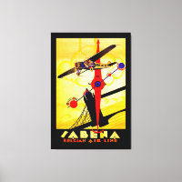 Sabena Art Deco Compass - L