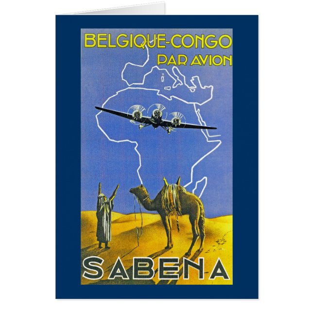 Sabena ~ Belgique Congo (Front)